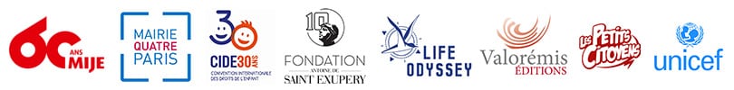 Logos partenaires Convention Internationale des droits de l'enfant