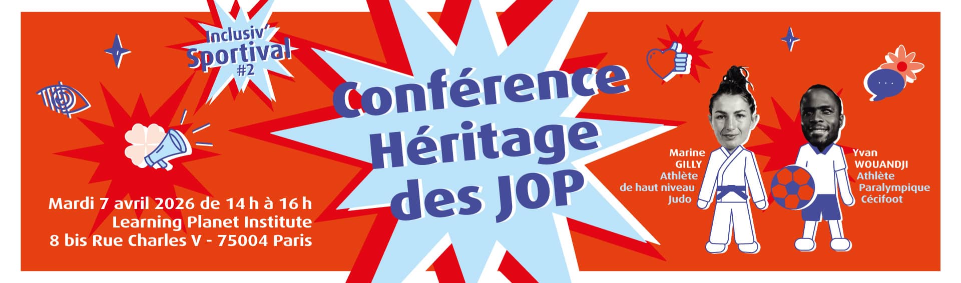 héritage des JOP - conférence Inclusiv'Sportival 2026
