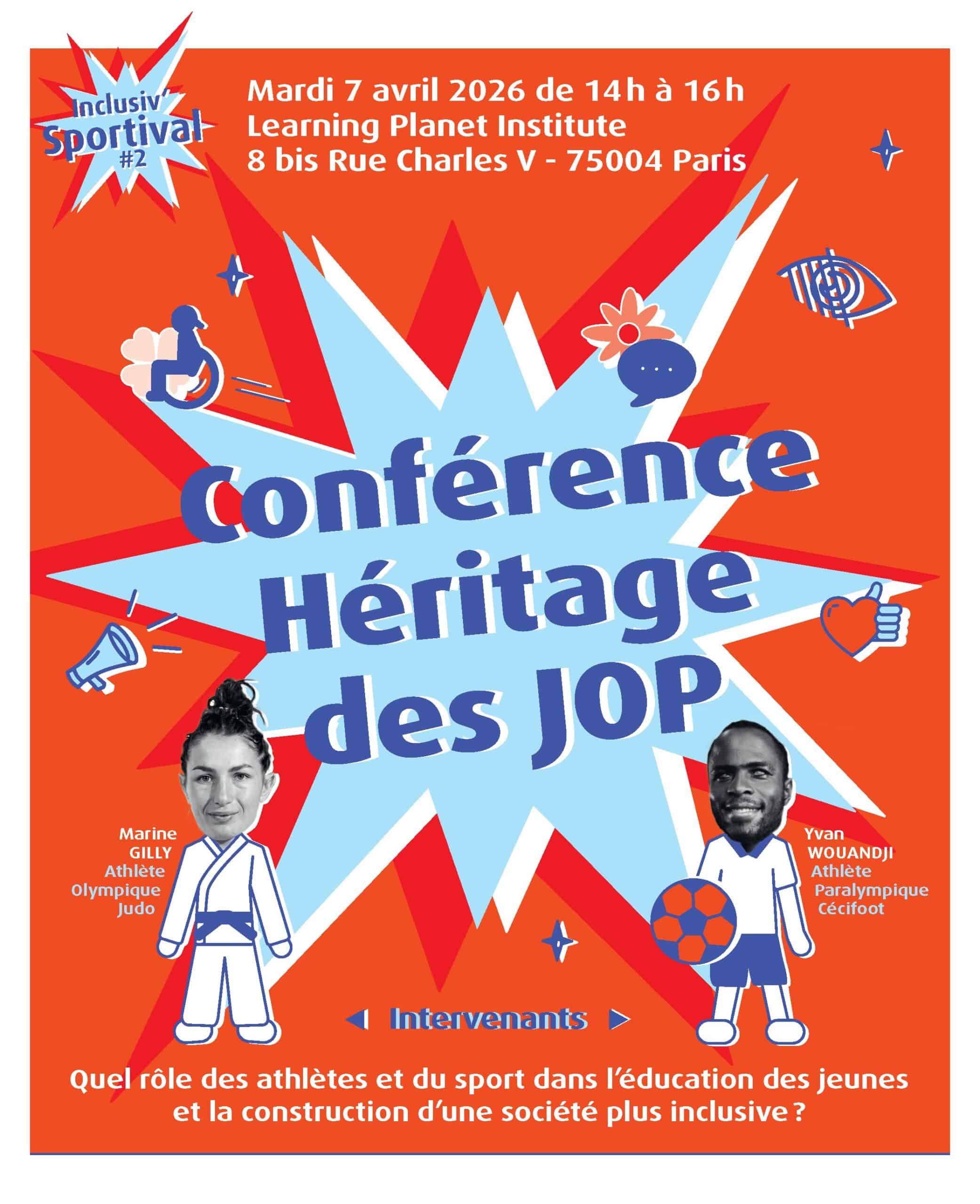 Voyage scolaire Conférence Sport & Inclusion - Héritage des JOP - Inclusiv'Sportival #2